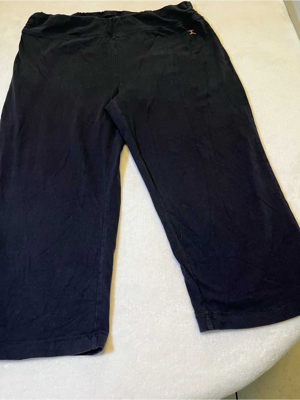 🖤 Danskin Women’s Black Capri Leggings | XL | Stretch Activewear Yoga Pants - Picture 2 of 5